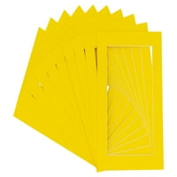 Vibrantne žute kiseline Besplatne prostirke za slike sa bijelim jezgrenim ošišanjem za slike za slike