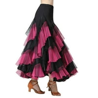 Suknja za sudoper Žene Velika ljuljačka polovina suknja čipka plesne suknje za ballrouss suknje performanse