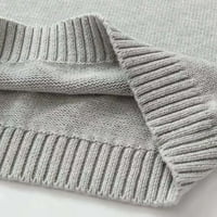 Božerr 9m-5y Girls Boys Duks pulover jesenja proljetna pletiva s V ovratnikom prugastim pletenim vrhovima