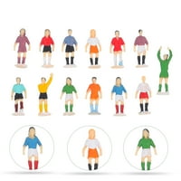 Postavite mini fudbaler Slika model simulacijskog karaktera Decre Decor Decrect
