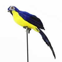 Cuoff Početna Dekor igračke šarene lažne papagane umjetne ptice model vanjski vrt