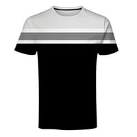 Zuwimk T majice za muškarce Grafički, muški pamuk urban ulični majica Grafički duksevi Crni, 3xl