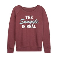 Instant poruka - Snuggle je stvarna - ženski lagani francuski pulover Terryja