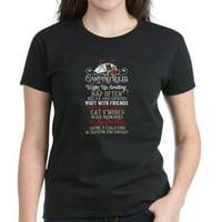 Cafepress - Pravila za kampiranje T majica - Ženska tamna majica