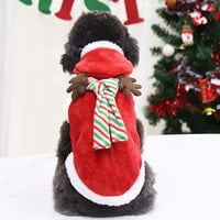 Pet Božićna odjeća Zima toplo mekani runovi džemper za pse za kućne ljubimce za pse Štene Cat kostim