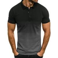 Qucoqpe polo majice za muškarce Ljeto Sweephiarts moda casual 3d tiskani tee rever na pola gumne pulover
