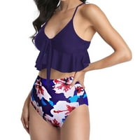 Nevjesta za kupanje za žene za žensko kupaći kostim za plivanje Cvjetni bikini tropski kupaći kostimi
