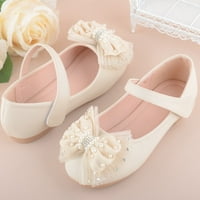 Dječja obuća Modne male kožne cipele Baby Children Princess Cipes Čipka luk Dječji sandale Dječji kid