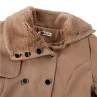 Caicj dugačka jakna za jaknu za žene pletene radne kancelarije Blazer jakne za žene Ležerne prilike