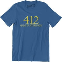 Napravljen u Pittsburgh Pozivni Broj Sl City Pennsylvania Pa Men Majica