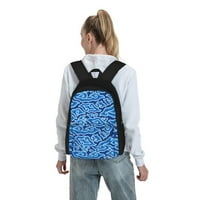 Sažetak Plava backpack backpack torba za laptop za žene, školska knjiga lagana ruksaka za putovanja