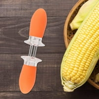 Umetak kukuruza skewers od nehrđajućeg čelika Držači kukuruza plastične ručke kuhinje kuhanje kampiranje na otvorenom izletišta