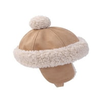 Seyurigaoka Dječja zima topla runo obložena šeširom s bobbles, ušima
