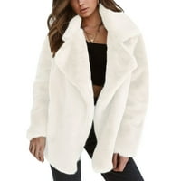 FVWitlyh Womens Puffer kaput ženski kaput, jesen i zimska moda nejasna jakna za kapuljaču za struganje