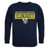 Univerzitet u Rochesteru Yellowjackets Osnovao je sweat sweat-džemper za pulover mornarice Mala