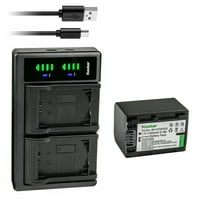 Kastar baterija i LTD USB zamena punjača za Sony DCR-SX40, DCR-SX01, DCR-SX60, DCR-SX60, HDR-CX100,