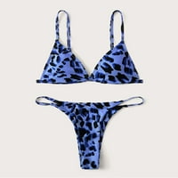 Ženski kupaći kostim Leopard Print High Sheik Dvije dvowim kostim kupaćih kostimi