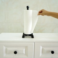 Držač ručnika za papir Rustic Industrijski stojeći cijev za toaletni nosač tkiva, Farmhouse Countertop