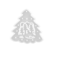 HGW Domaći dekor Santa Claus Paflake Privjesak Privjesak Privjesak Silikonski kalup
