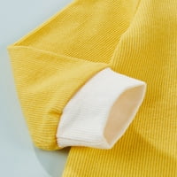 Izhansean novorođenčad dječaci GENTLEMAN HOMPER dugi rukavi dolje dolje Bowknot BodySuit odjeća žuta