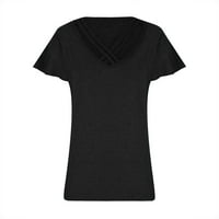 Slatke predimenzionirane majice za žene kratkih rukava Bluze Regularne fit T majice Pulover TESE vrhovi