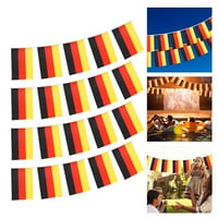 Bzoosio Njemačka staza za zastavu prozora Njemačka Germanka Viseći mini zastave Ornament Početna Dekor