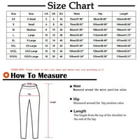 Simplmasygeni ženske teretne pantalone, dugačke hlače hlače za hlače Plus veličina Ženski višak struka