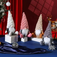 Božićni gnome, Xmas ukrasi Santa Ornament likovni luck ELF Kućni odmor u zatvorenom dijelu vanjski ukrasi