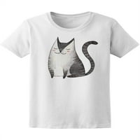 Slatka majica sive mačke majica majica - MIMage by shutterstock, ženska velika