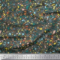 Soimoi siva svilena tkanina Aboriginalni mozaički dekor tkanina Široko dvorište