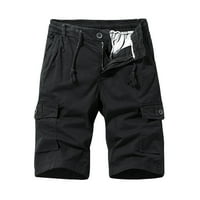 Ljetne kratke hlače za muške casual elastične strugove za prtljaške teretna kratke hlače Lagane na otvorenom