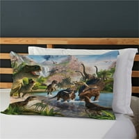 3D posteljina set za životinje prekrivač pokrivač dinosaur Komforper poklopac Twin Size Početna Dječji