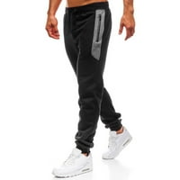 Muškarci Ležerne prilike Sportske hlače Puno boje Sportske hlače Zipper Pocket Boja podudarajuća pantalone