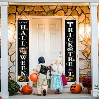 Vrata za zavjese Halloween Viseća slikanje viseće ukrašavanje zastave za ukrašavanje veštica, dekor