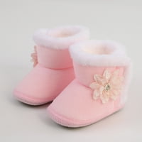 Novorođene djevojke čizme za snijeg zimski cvjetovi čizme za gležnjeve tople za šetnju djeteta za dijete za dijete