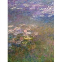 Vodeni ljiljani i poster Print Claude Monetom