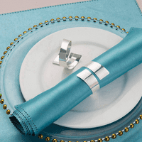 Prstenje salveta Ručno večera Tabela salvetionici Legura ubrus prstenovi za svadbenu zabavu