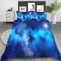 Poklopac posteljine Luksuzni kućni posteljina Vintage Conforter Poklopac poklopca Starry Sky Slikanje