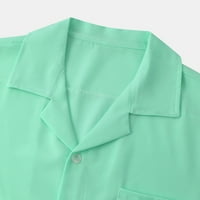 Vintage majica za muškarce s kratkim rukavima dolje bluza TOP Ležerne prilike navratnikov kratki majica