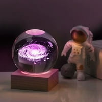Throushine Ferristale 3D Galaxy Crystal Ball Nightlight DecorLamp