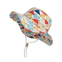 LeylayRay Slatko tiskovina Bawin Hat Hat Children Ribarsko šešir za sunčanje