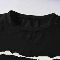 Ženske vrhove Crew Crw casual bluza Ispisane žene Ljetne majice s dugim rukavima Tuničke košulje crne s
