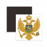 Crna Gora Evropa Nacionalni grb Square Cercos Frižider Magnet održava memento