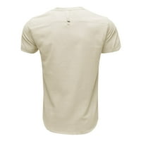 Advoicd muški majica s dugim rukavima obična majica Muškarci i ljeto Puna vrhunska košulja Casual Pamuk
