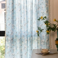 Boemski cvjetni džep za cvjetni štap zadivljuju se za dnevni boravak tretmana prozor zavjesa Vintage