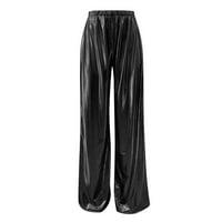 Akiihool ženske hlače plus veličina Ženska visoka struka Capri hlače casual labave ugradbene joge hlače