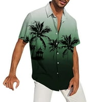 Muška košulja Muške cvjetne košulje prema dolje Tropske ljetovanje na plaži Majice za muškarce
