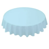 Eastshop okrugli stolnjak Jednostavno jednokratno PE vodootporni deblji stol za stol za kuću za dom