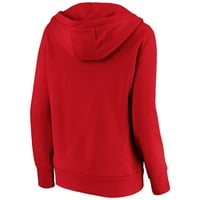 Ženske fanatike marke crvene vašington Državljane službeni logo Crossover V-izrez pulover hoode