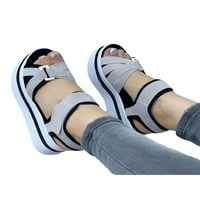 Colisha Dame Platform Sandal gležnja na anketu Ležerne cipele Ljeto klinove sandale Radne anti-klizne